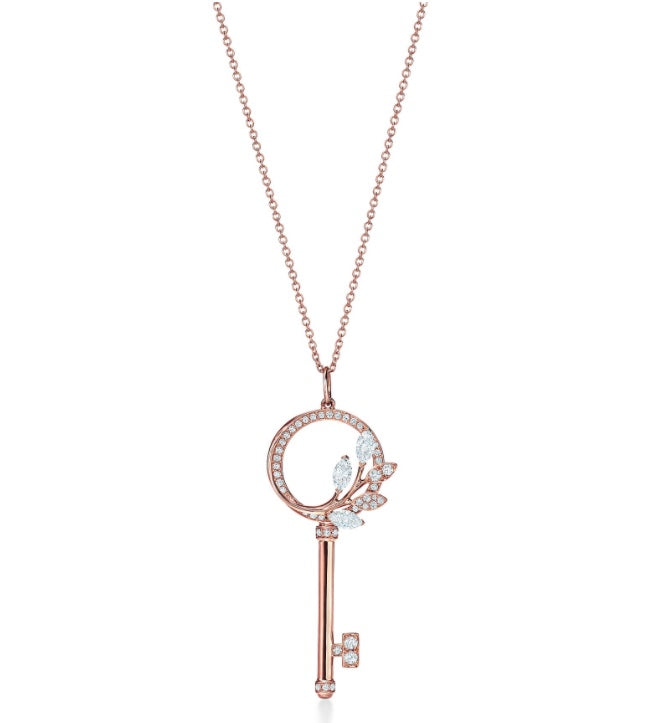 TIFFANY VICTORIA KEY DIAMOND NECKLACE