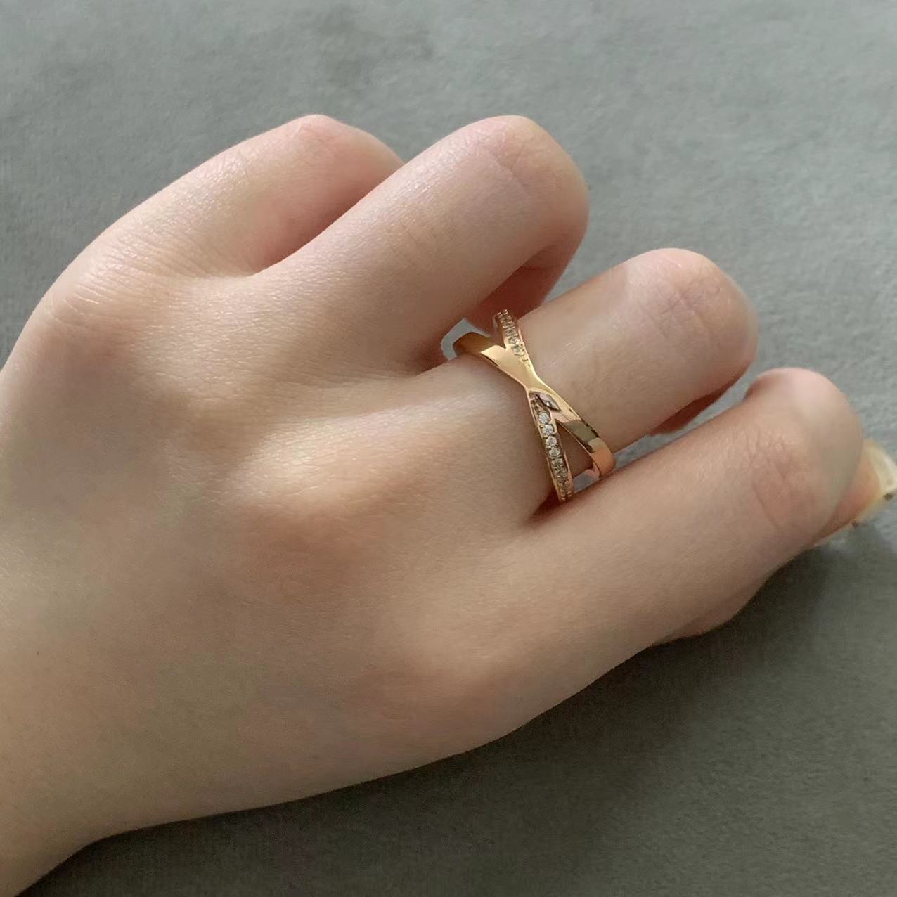 TIFFANY ATLAS X DIAMOND RING