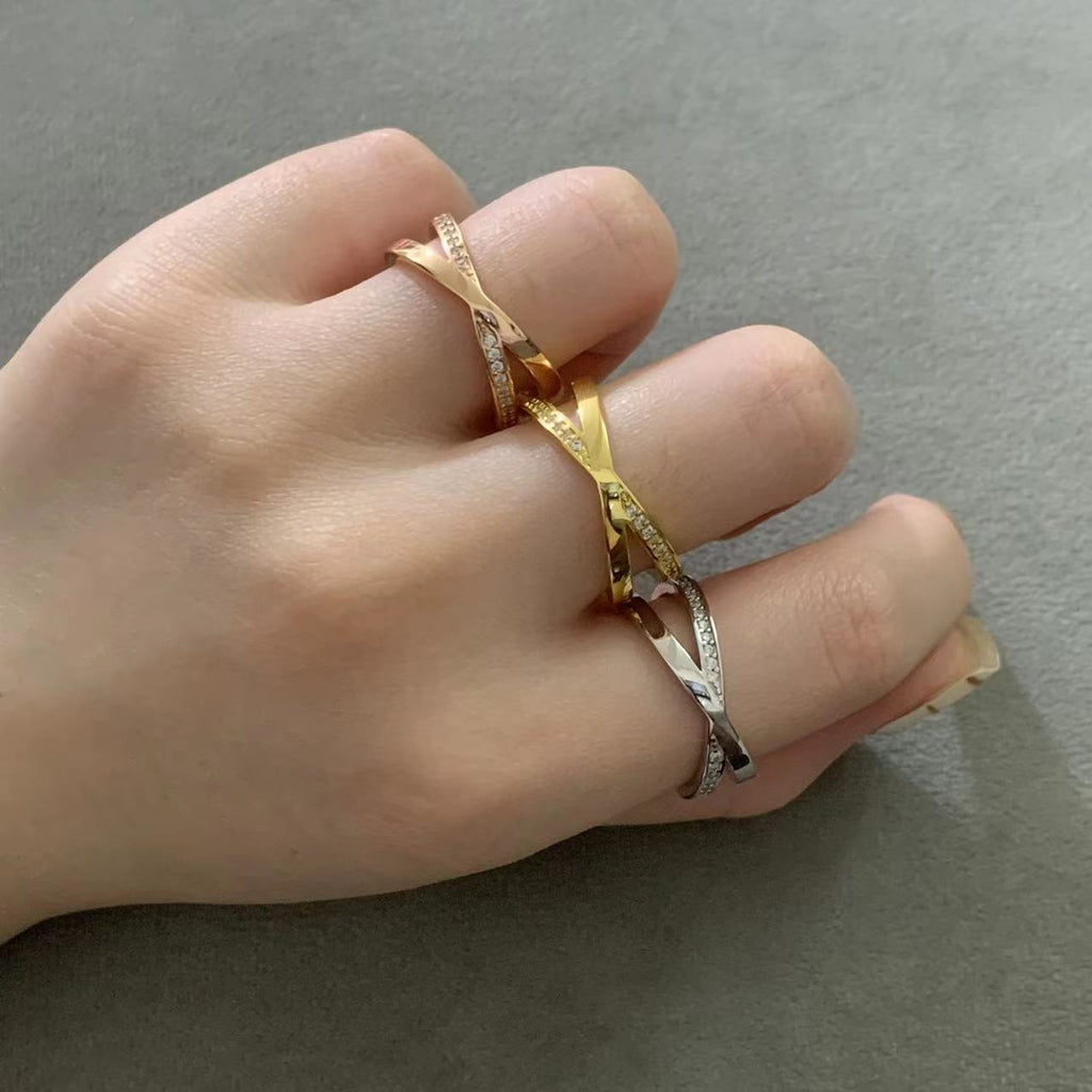 TIFFANY ATLAS X DIAMOND RING