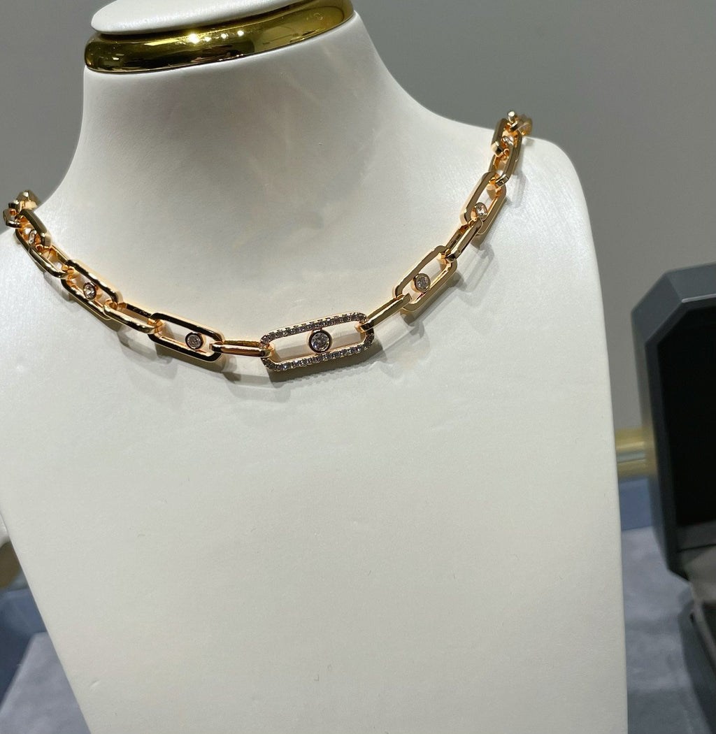 MESSIKA MOVE LINK DIAMOND NECKLACE
