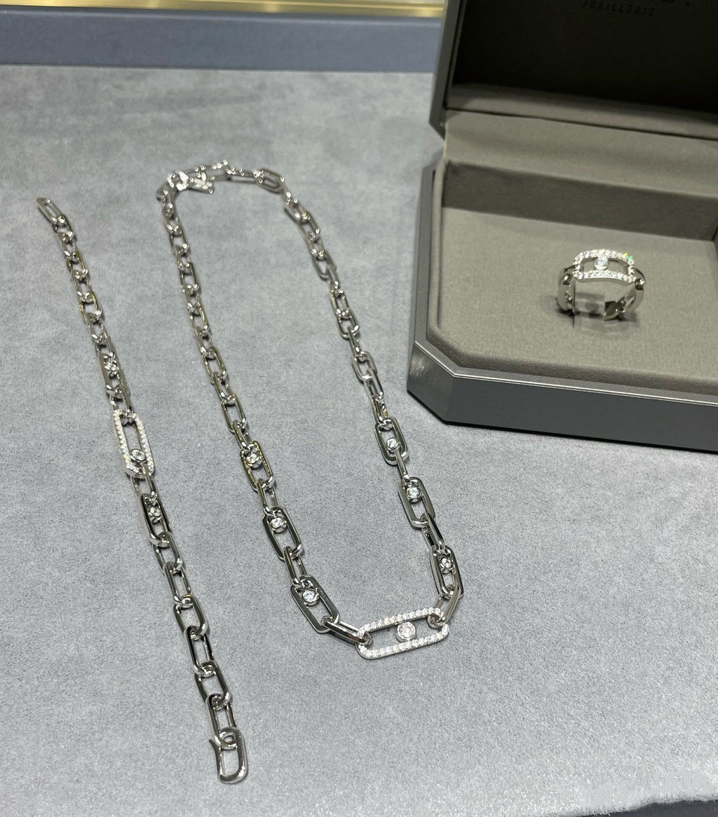 MESSIKA MOVE LINK DIAMOND NECKLACE