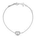 CHOPARD HAPPY HEART BRACELET SILVER DIAMOND