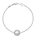 CHOPARD HAPPY HEART SILVER DIAMOND BRACELET