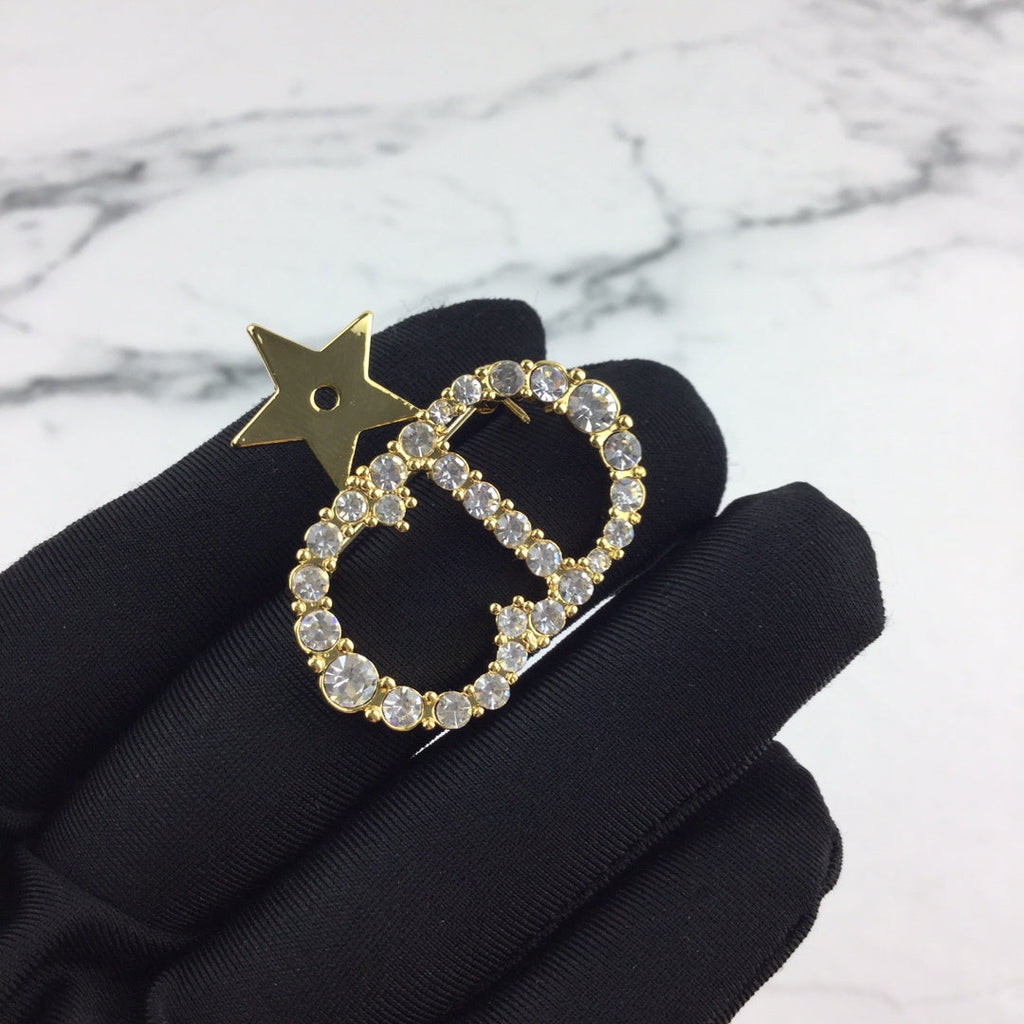 DIOR CD Brooch 04