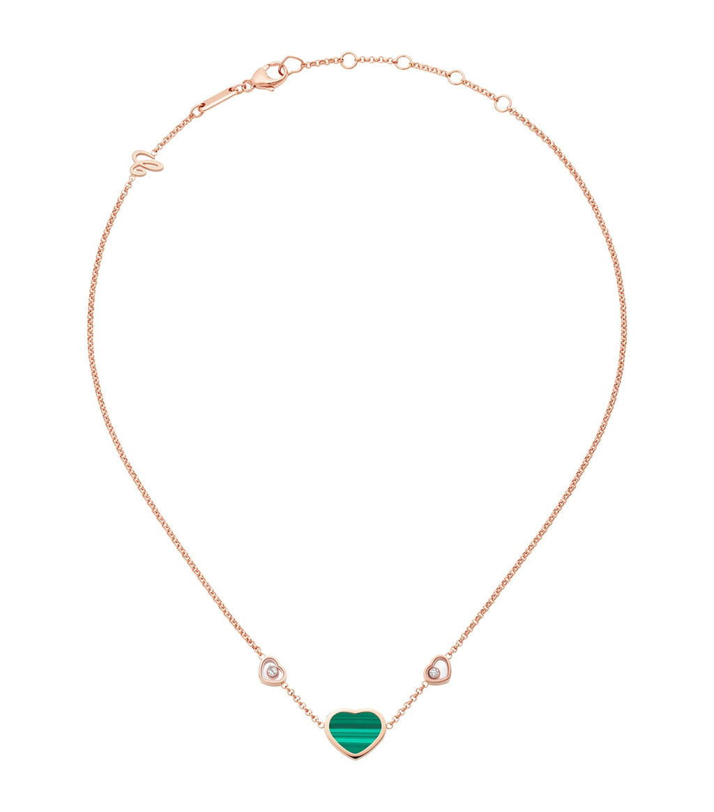 CHOPARD HAPPY HEART NECKLACE 3 MOTIFS