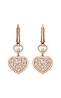 CHOPARD HAPPY HEART EARRINGS FULL DIAMOND