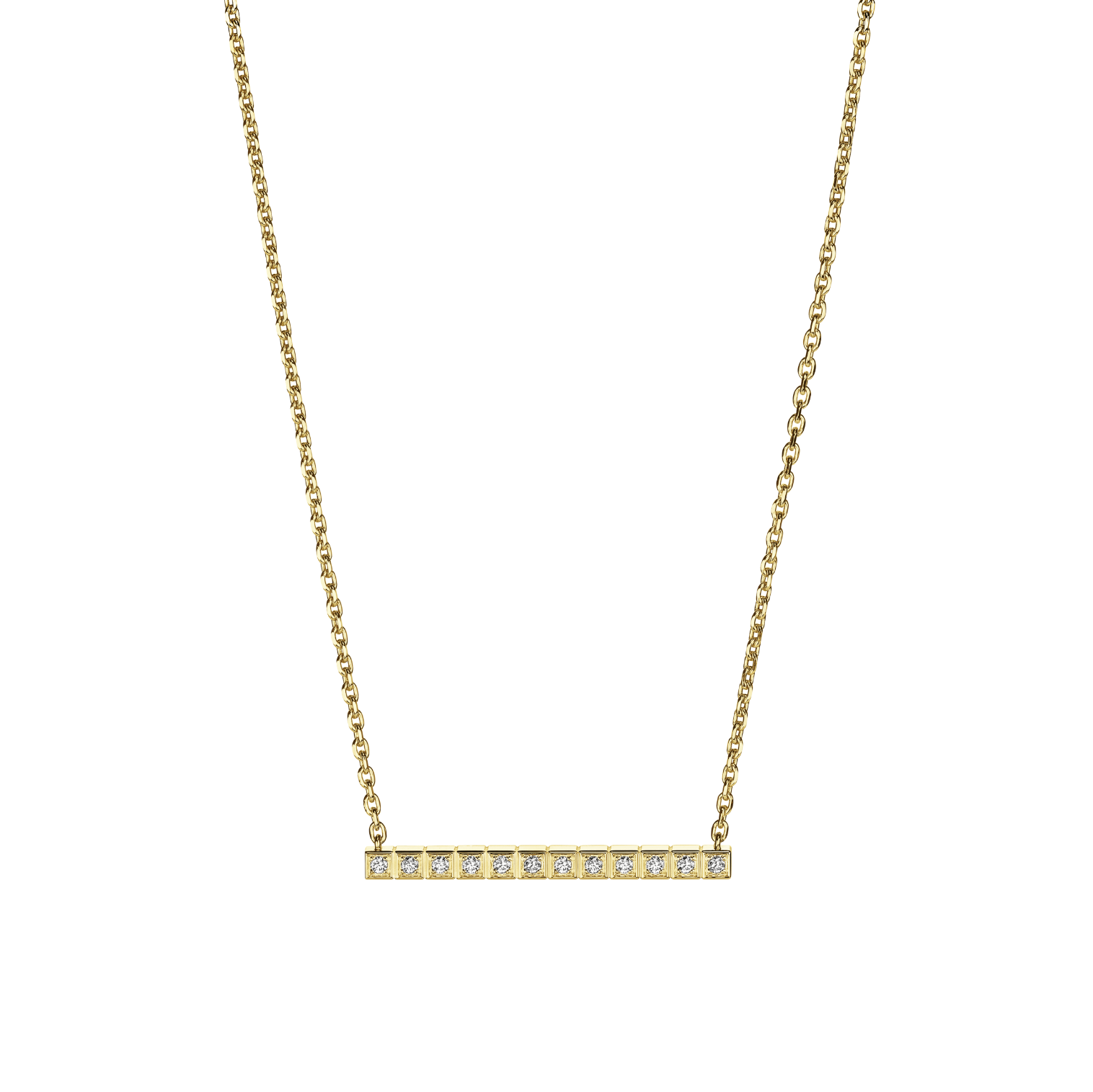 CHOPARD ICE CUBE FULL-SET DIAMONDS NECKLACE