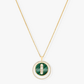 MESSIKA LUCKY MOVE 3 DIAMOND MALACHITE GOLD DIAMOND NECKLACE