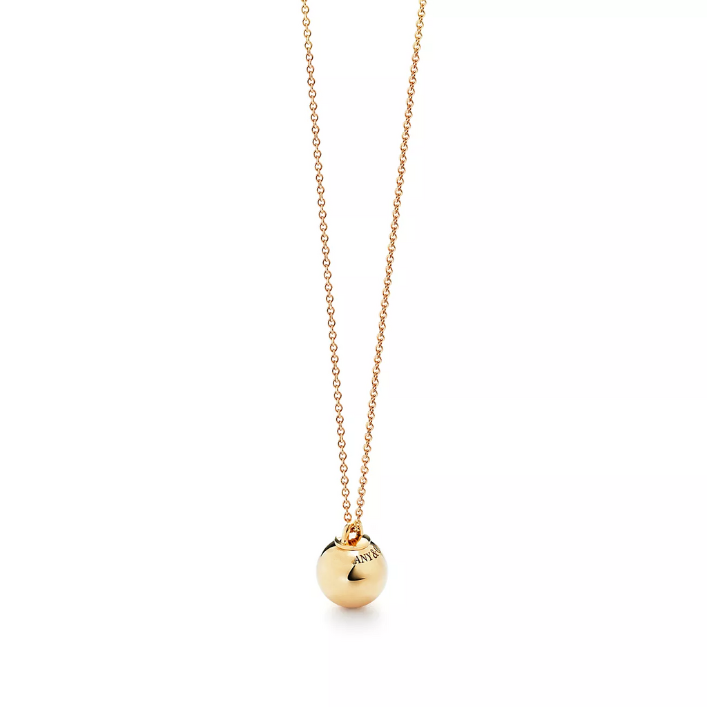 TIFFANY BALL PENDANT 12.75MM NECKLACE