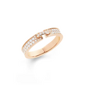 CHAUMET ALLIANCE LIENS ÉVIDENCE PAVED DIAMOND 4MM RING
