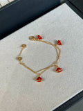 BVLGARI BVL 4 MOTIF GOLD DIVA DREAM BRACELET