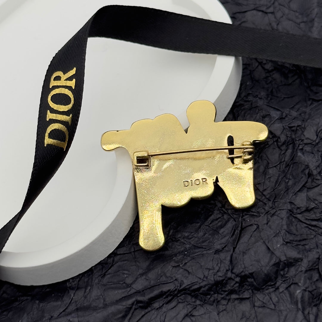 DIOR CD Brooch 172619