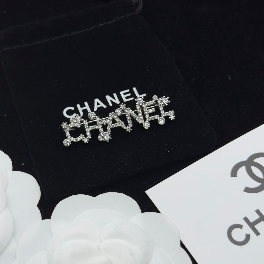 Chanel Brooch Silver 174330