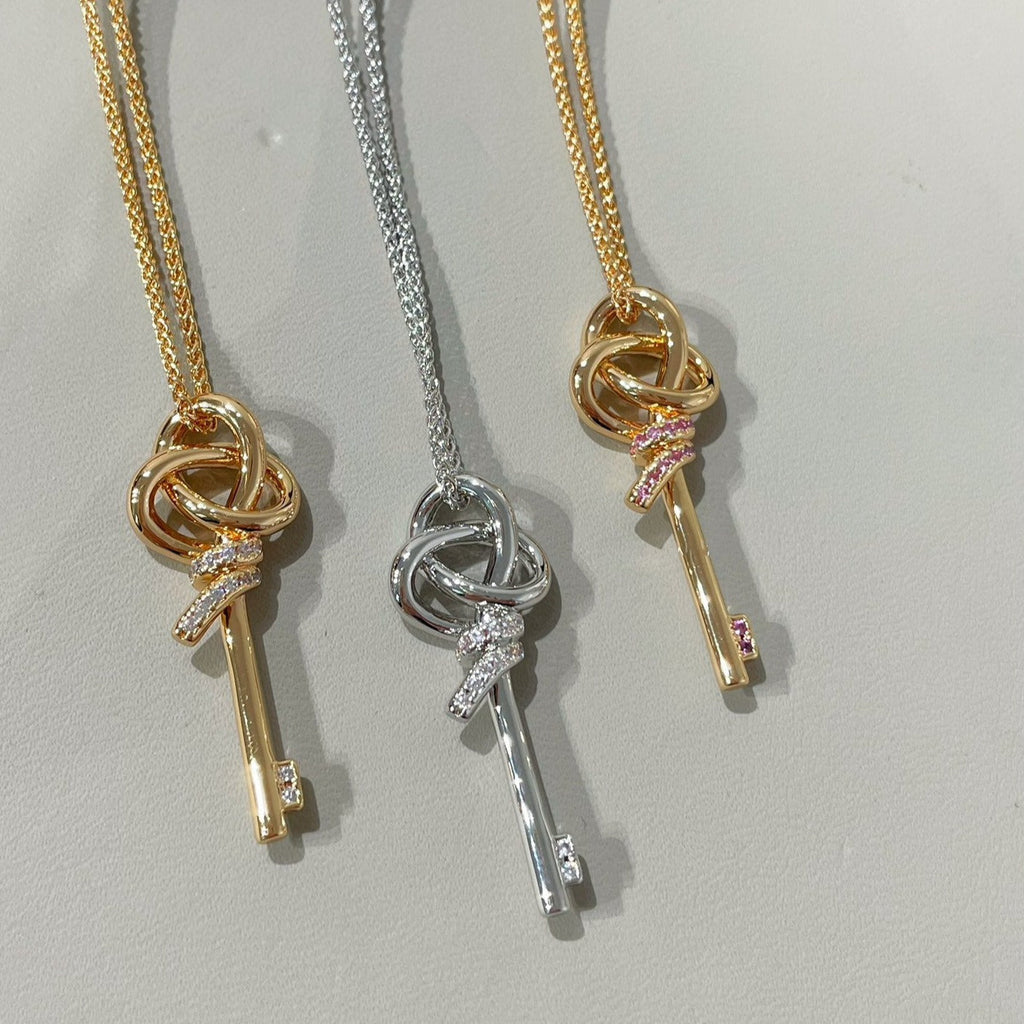 TIFFANY tiffan key woven necklace