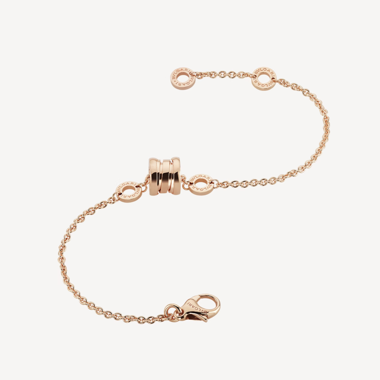 BVLGARI ZERO 1 SOFT PINK GOLD BRACELET