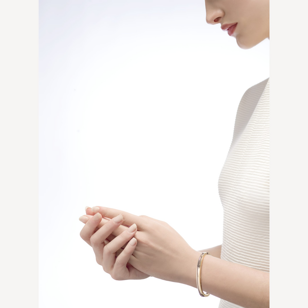 BVLGARI ZERO 1 SPIRAL PINK GOLD BRACELET