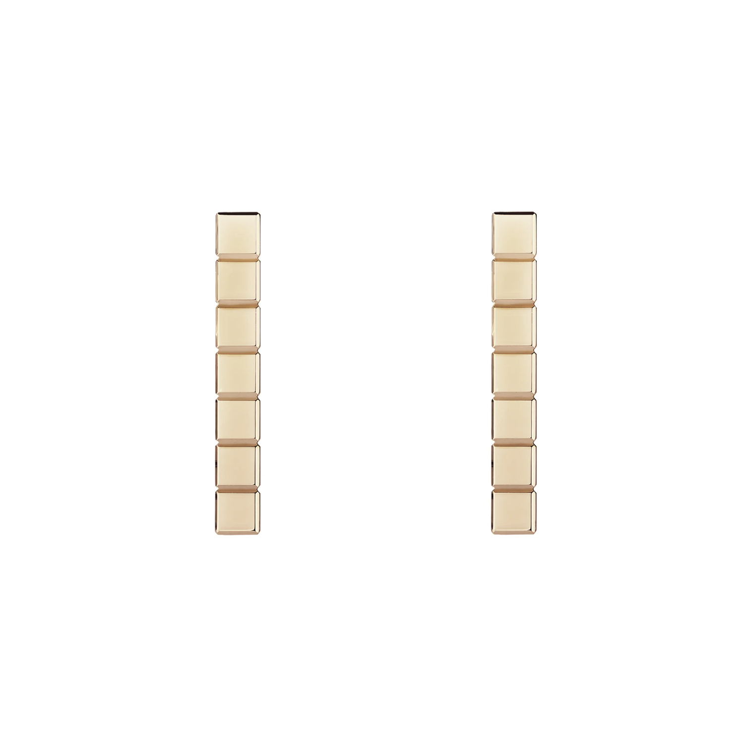CHOPARD ICE CUBE PINK GOLD EARRINGS
