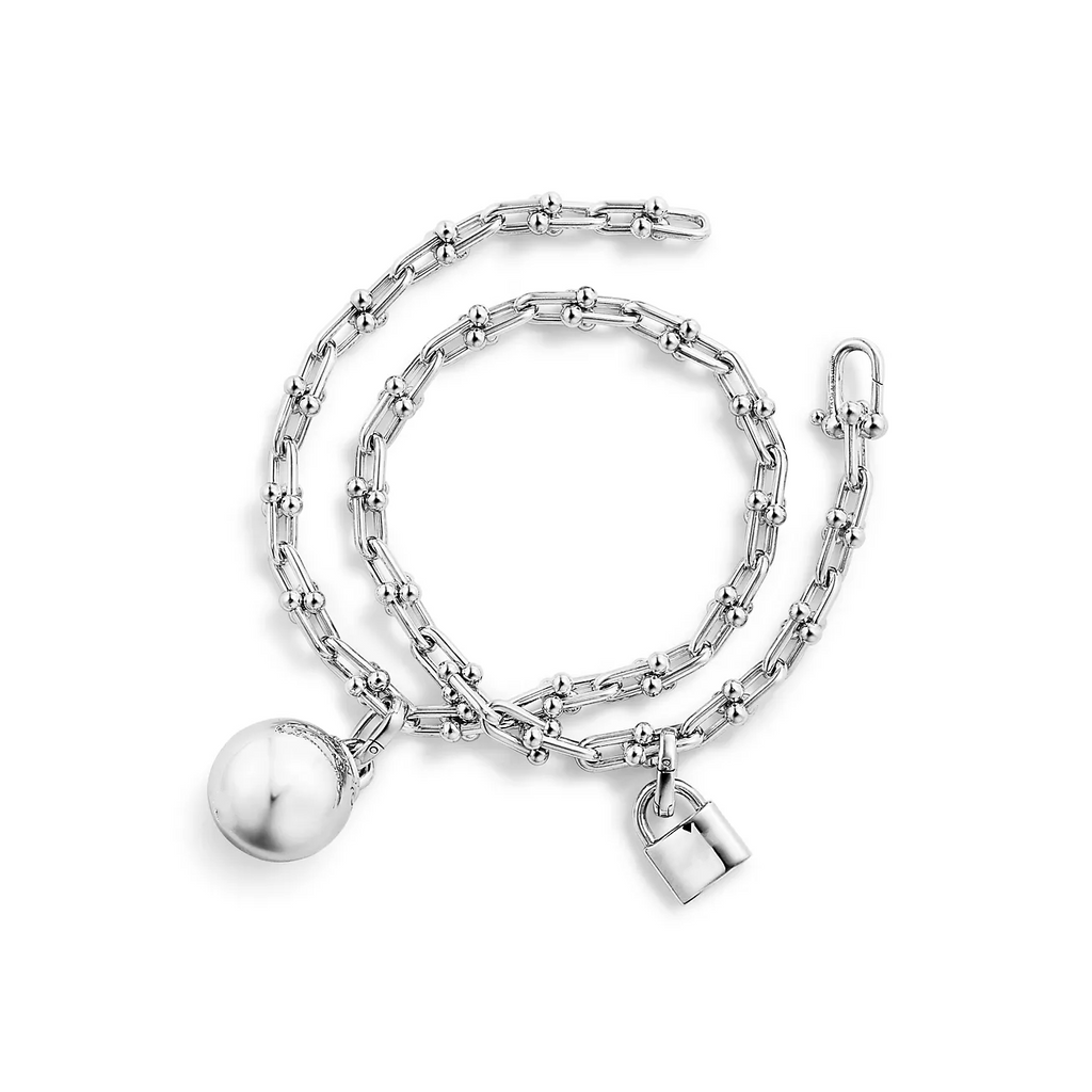 TIFFANY HARDWEAR SMALL WRAP SILVER BRACELET