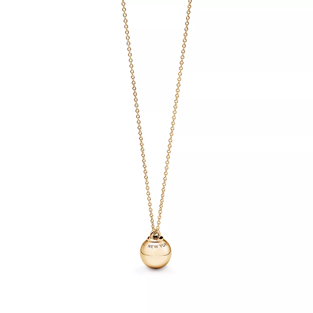 TIFFANY BALL PENDANT 12.75MM NECKLACE