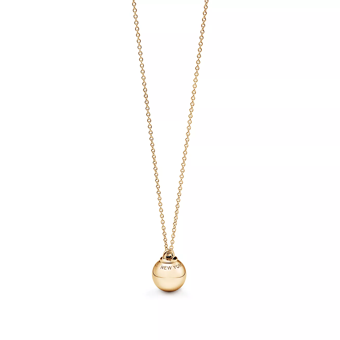 TIFFANY BALL PENDANT 12.75MM NECKLACE