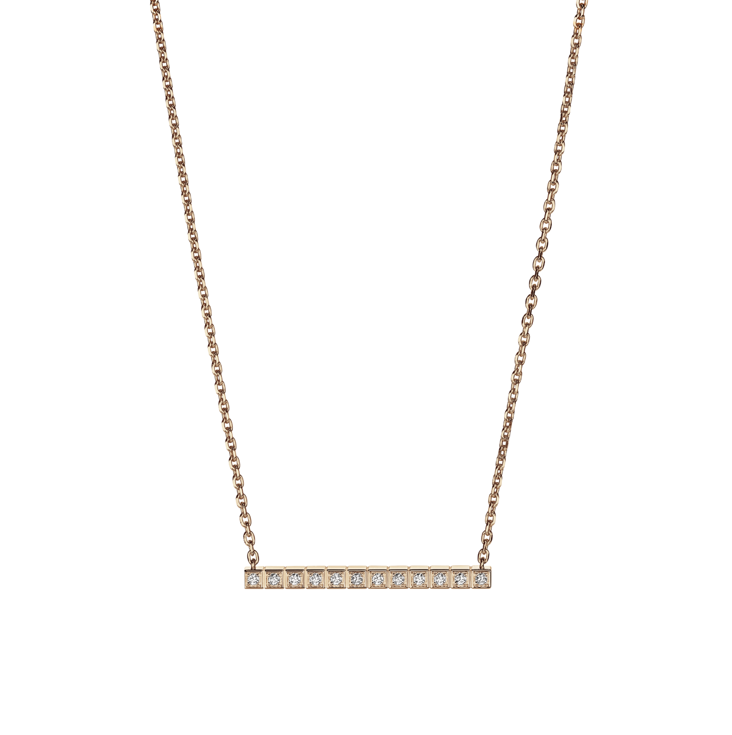 CHOPARD ICE CUBE FULL-SET DIAMONDS NECKLACE