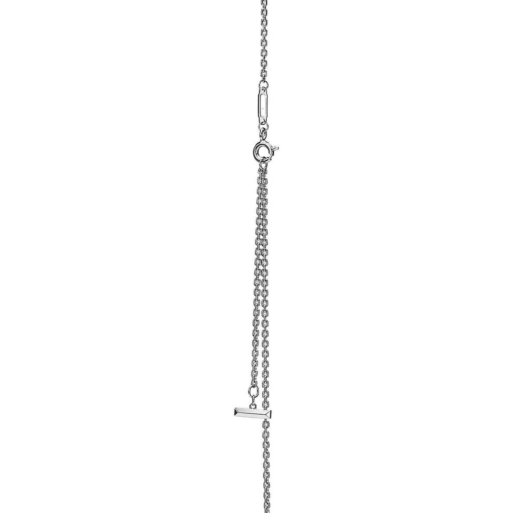 TIFFANY T CIRCLE PENDENT SILVER NECKLACE