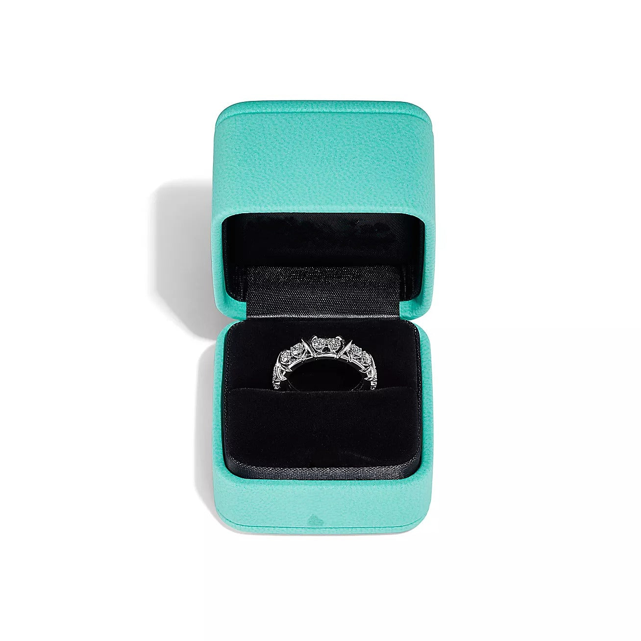 TIFFANY SIXTEEN STONE SILVER RING