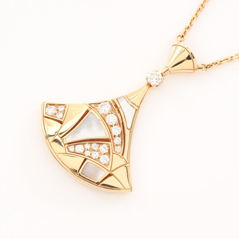 BVLGARI DREAM MOP DIAMOND GOLD NECKLACE
