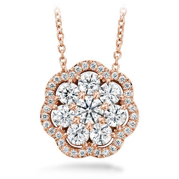TIFFANY AURORA CLUSTER PENDANT NECKLACE