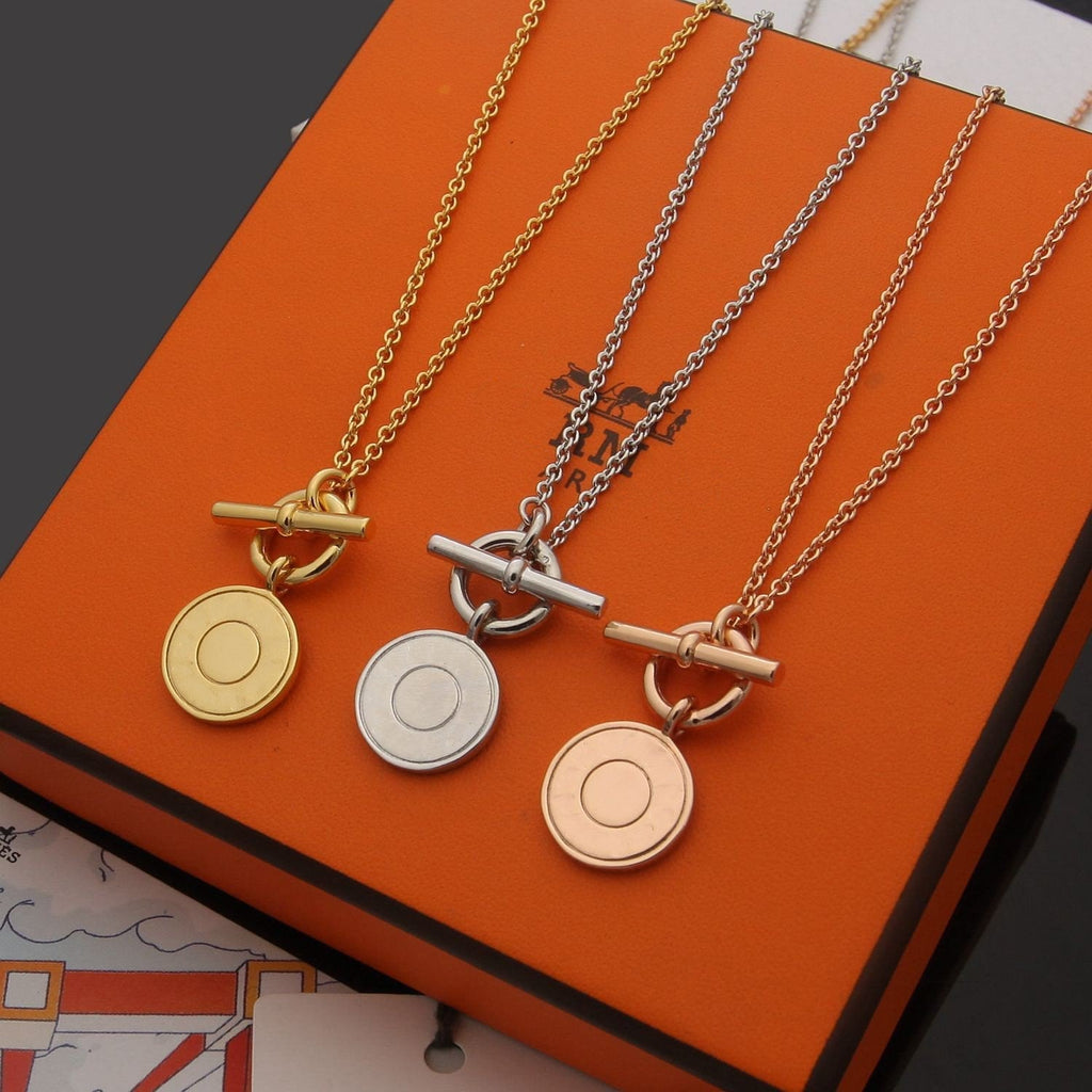 HERMES CHAINE VERSO  NECKLACE
