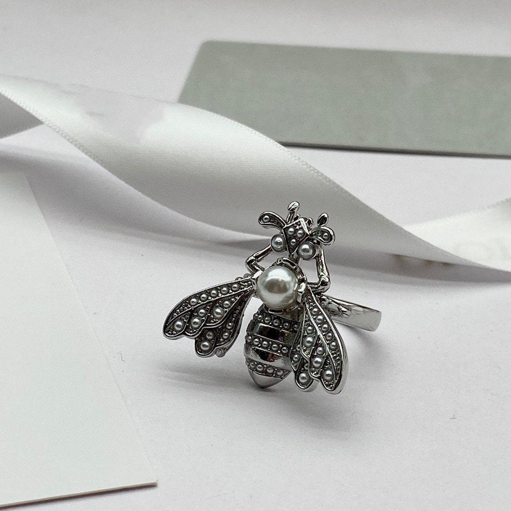 DIOR D-BEE RING PEARL