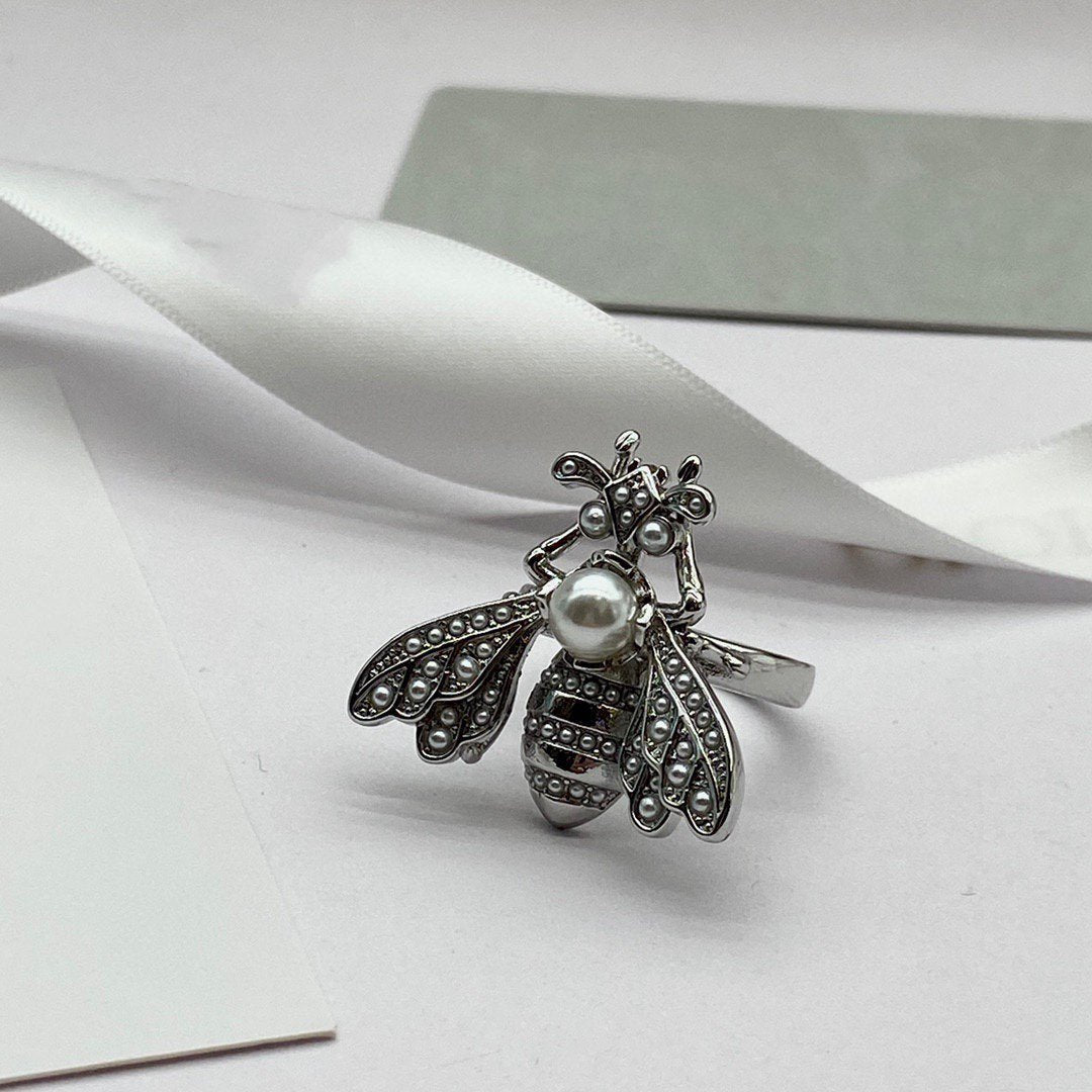 DIOR D-BEE RING PEARL