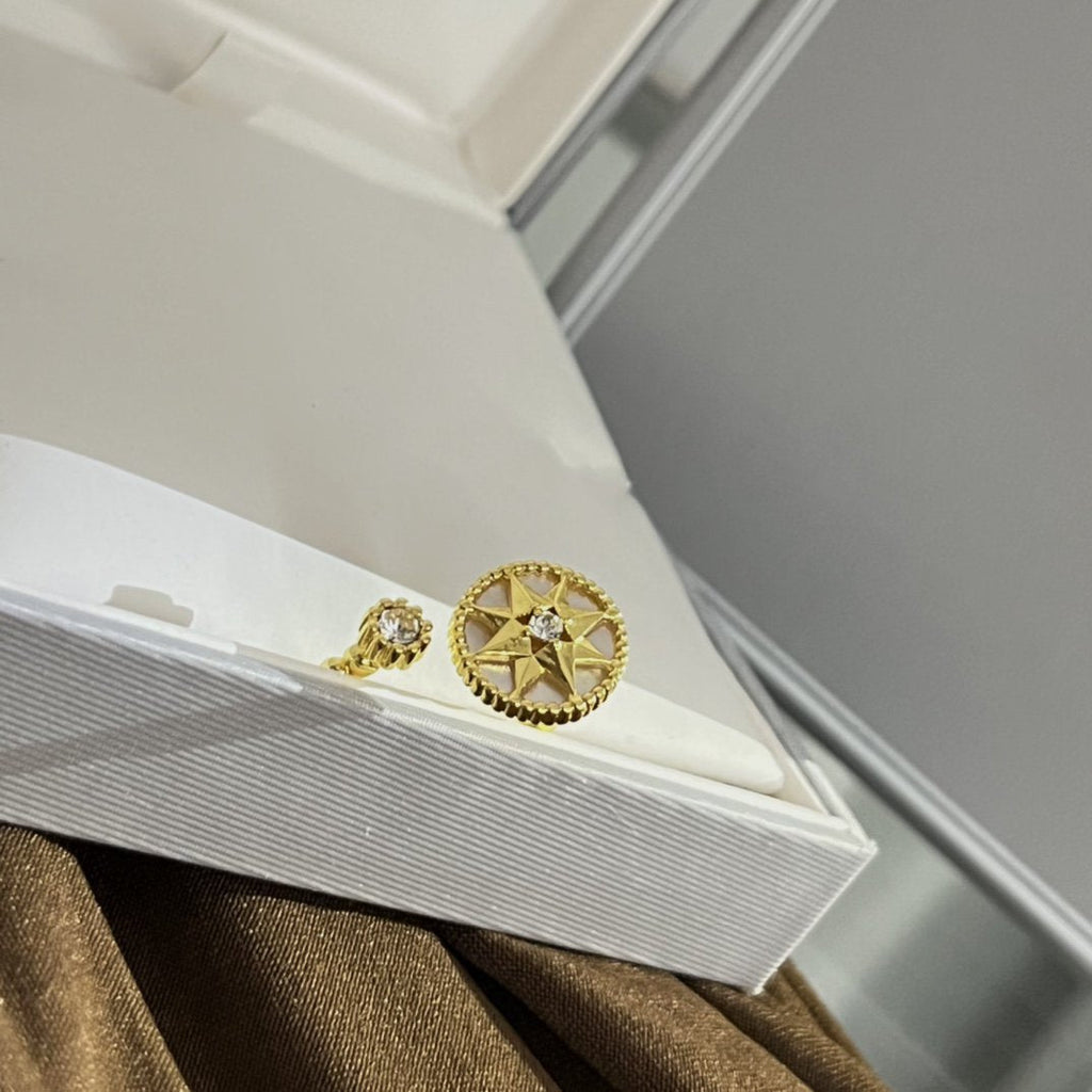 DIOR ROSE DES VENTS RING GOLD DIAMOND