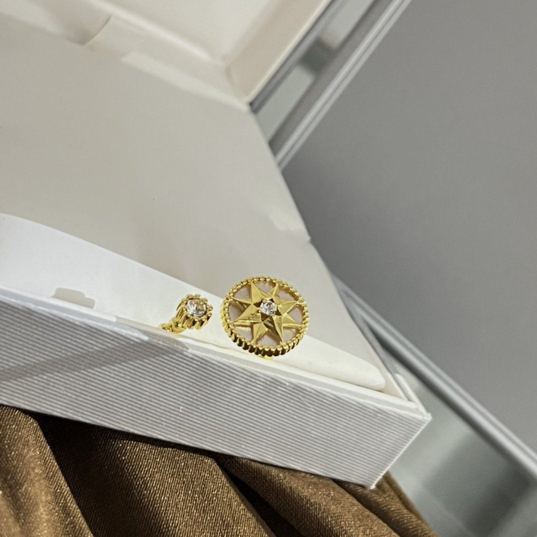 DIOR ROSE DES VENTS RING GOLD DIAMOND