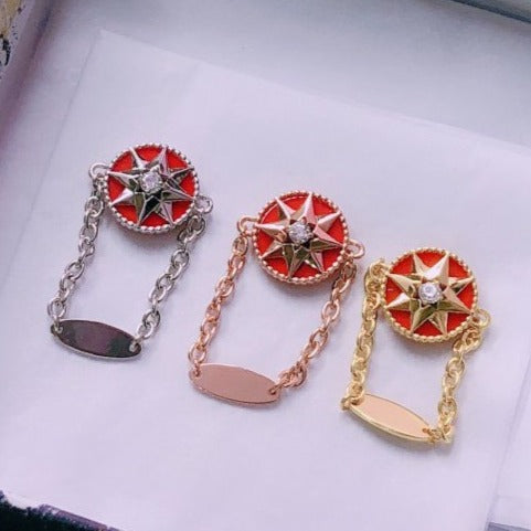 DIOR STAR RED DIAMOND RING