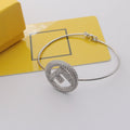 FENDI F BRACELET FULL DIAMOND