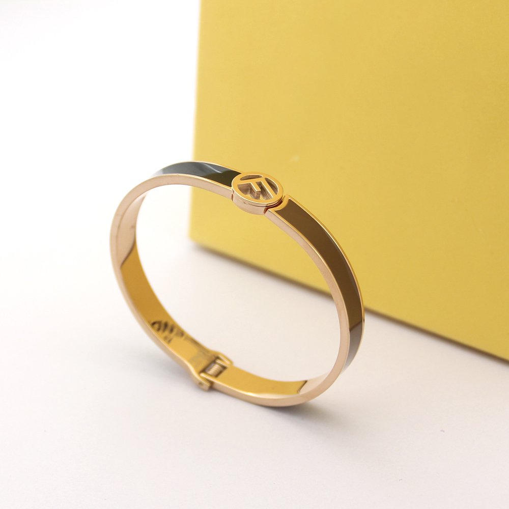 FENDI F LOGO MULTICOLOR BRACELET