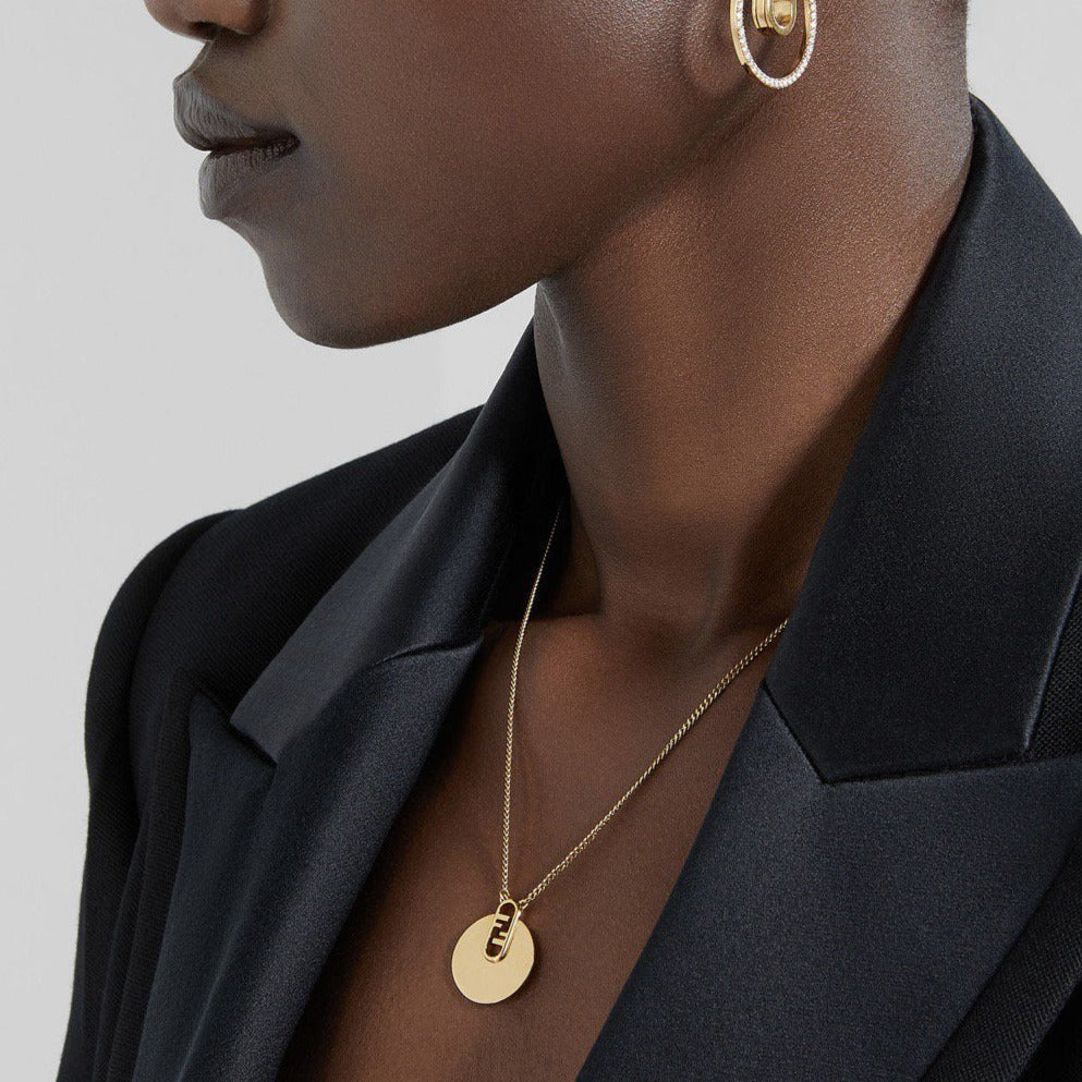 FENDI O'LOCK GOLD NECKLACE