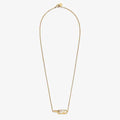 FENDI O'LOCK GOLD DIAMOND NECKLACE