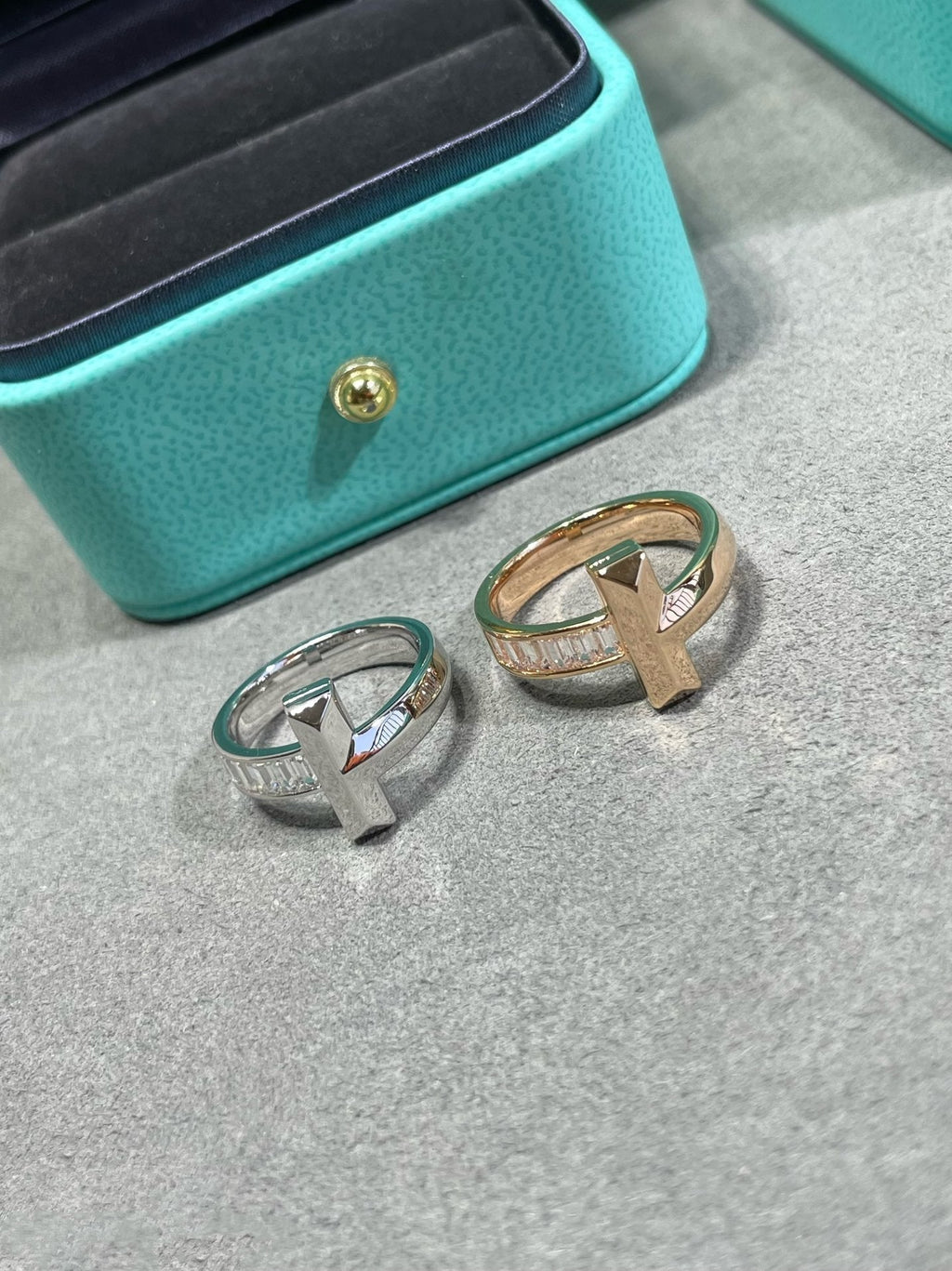 TIFFANY T1 WIDE 4.5MM DIAMOND RING
