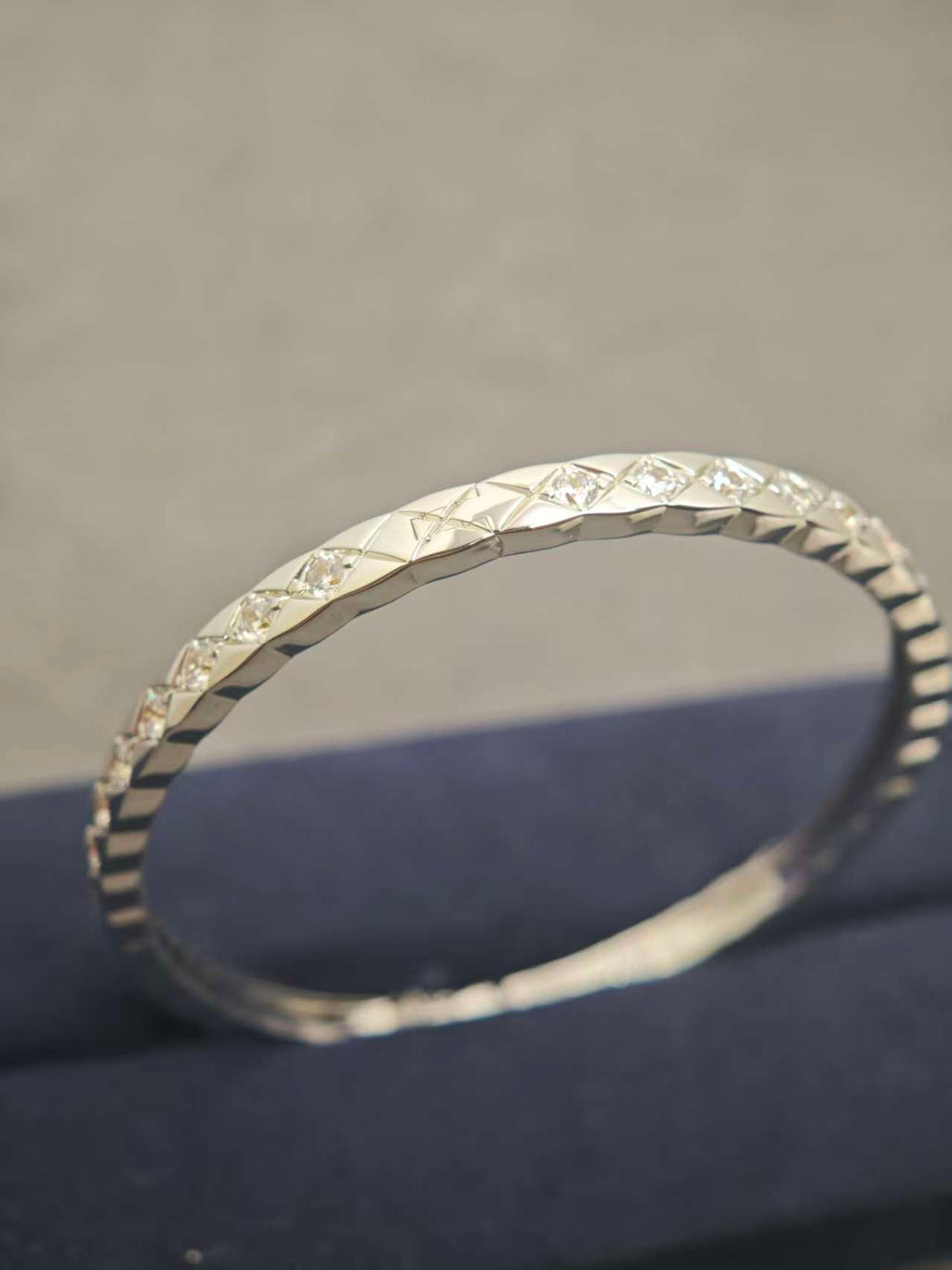 Chanel Coco Crush Diamond Silver Bracelet