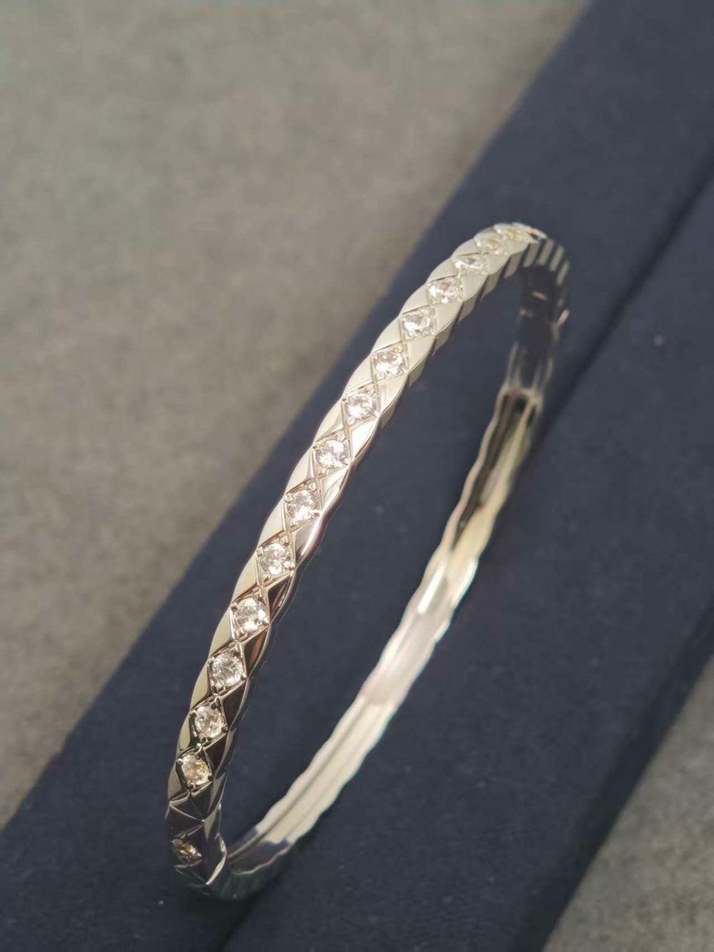 Chanel Coco Crush Diamond Silver Bracelet