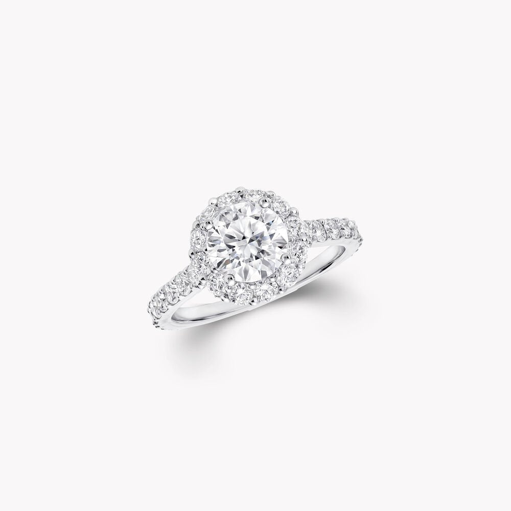GRAFF GRA BAND SILVER DIAMOND PAVED RING