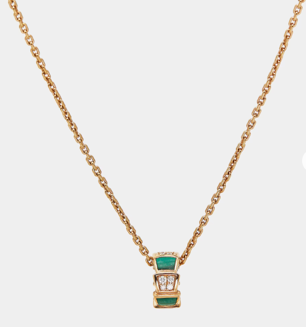 BVLGARI SERPENTI PEDANT DIAMOND NECKLACE