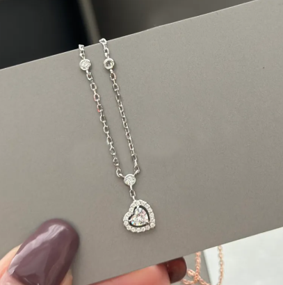 MESSIKA JOY HEART DIAMOND NECKLACE