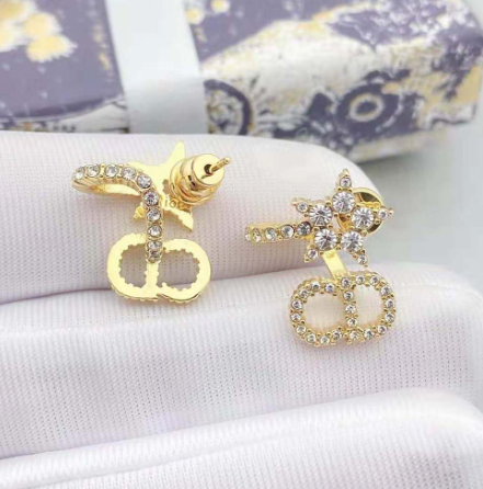 DIOR Dior Clair D Lune Gold With White Crystals