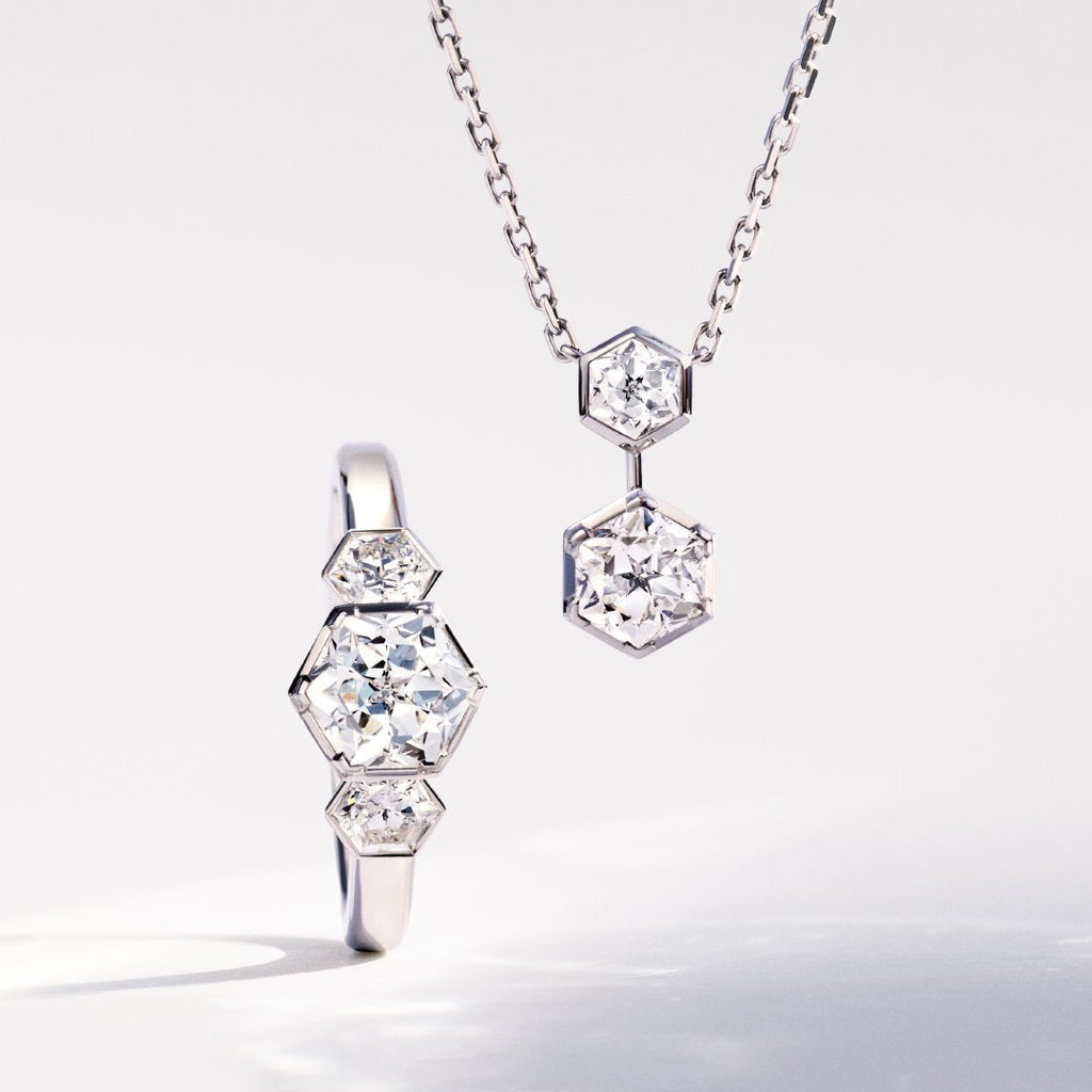 CHAUMET JOSEPHINE SILVER DIAMOND NECKLACE