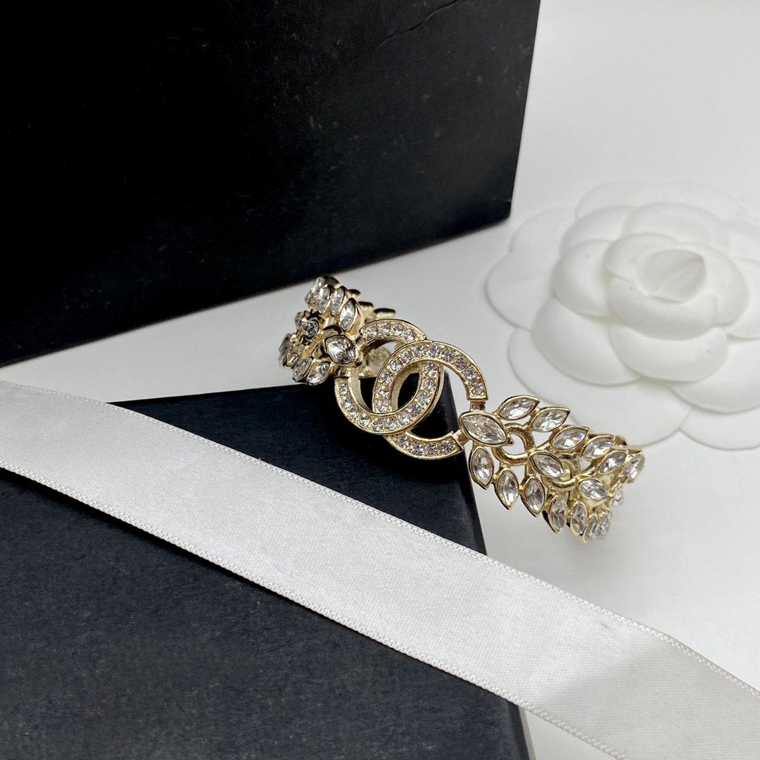 Chanel Gold Full Diamond Bracelet