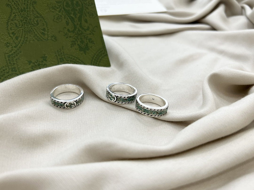 GUCCI GG  INTERLOCKING G RING