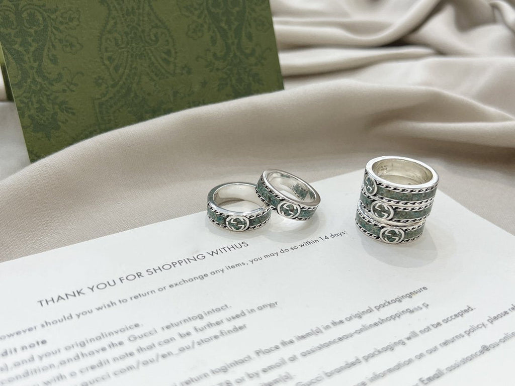 GUCCI GG  INTERLOCKING G RING